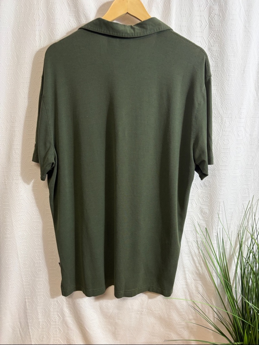 Kuhl Olive Green Icelandr Short Sleeve Polo Shirt - Picture 6 of 6